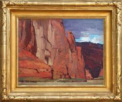 Edgar Payne "In Canyon De Chelley, Monument Valley, Arizona"