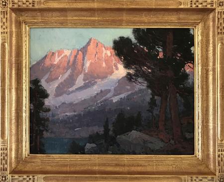 Edgar Payne "Early Morning, Sierra Nevada Mountains, California" c. 1923, 14 x 18 inches, oil on canvas.